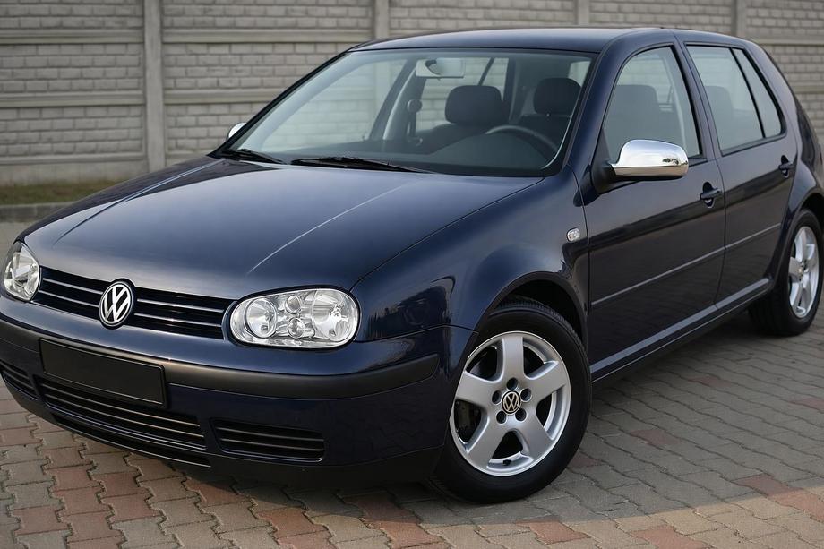 Volkswagen Golf 4 1997–2006 Spiegelkappen set (2 stuks) Gepolijst roestvrij staal Foto 1