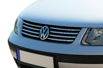 Volkswagen Passat B5 1997–2005 RVS grillelijsten 1996-2001 jaar, Carmos - Turks staal foto 1