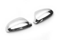 Volkswagen Passat B6 2006–2012 RVS spiegelkappen (set van 2) Libao - verchroomd kunststof foto 5