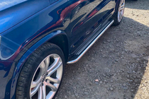 Volkswagen Tiguan 2007–2016 Maydos V2 side steps (2 st., RVS) foto 2