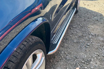 Volkswagen Tiguan 2007–2016 Maydos V2 side steps (2 st., RVS) foto 1