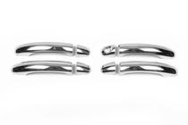 Volkswagen Touareg 2002–2010 Deurgreep covers (set 4 stuks, RVS) Met knoppen, Carmos - Turks roestvrij staal foto 6