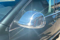 Volkswagen Touareg 2002–2010 Spiegelkappen 2007-2010 (2 stuks, RVS) verchroomd kunststof foto 4