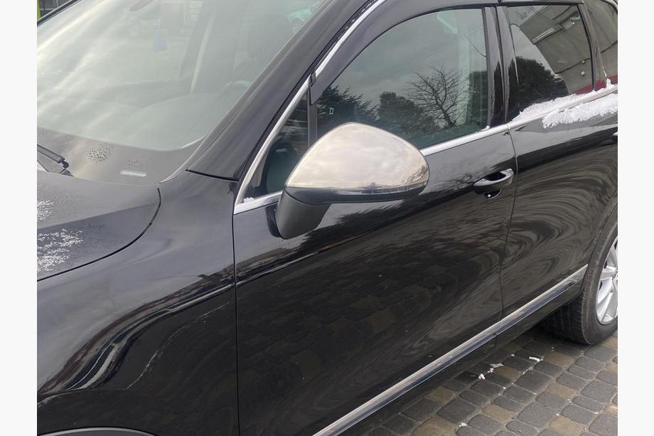 Volkswagen Touareg 2010–2018 RVS spiegelkappen (2 stuks) Foto 3
