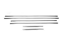 Volkswagen Touareg 2010–2018 Onderste raamlijst (6 stuks, RVS) OmsaLine - Italiaans roestvrij staal foto 2