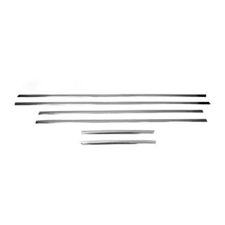 Onderste raamlijst (6 stuks, RVS) Volkswagen Touareg 2010–2018 foto 2