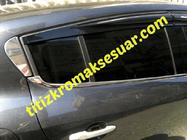 Renault Megane III 2009–2016 Bovenste raamomlijsting (HB, 6-delig, RVS) foto 5