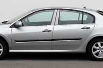 Renault Laguna 2007–2015 Deurstijl sierlijsten (4-delig, RVS) foto 1