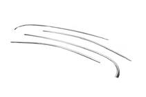 Renault Fluence 2009–2016 Bovenste raamomlijsting (4 stuks, RVS) foto 3