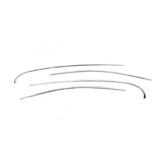 Bovenste raamomlijsting (4 stuks, RVS) Renault Fluence 2009–2016 foto 2