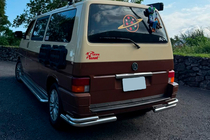 Volkswagen T4 Transporter 1990–2003 Dubbele achterhoekstukken AK003-Double (2 st., RVS) foto 7
