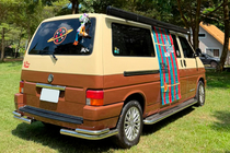 Volkswagen T4 Transporter 1990–2003 Dubbele achterhoekstukken AK003-Double (2 st., RVS) foto 13