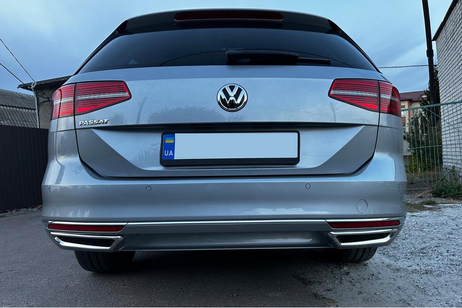 Volkswagen Passat B8 2015–2023 Sierstukken uitlaatimitatie SD/SW (2015-2018, 2 stuks, RVS) Foto 6