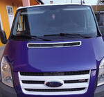 Ford Transit 2000–2014 Chroom sierstrip voor motorkap (RVS) foto 4