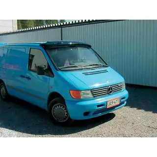 Voorruitvizier (zwart hoogglans, 5 mm) Mercedes Vito W638 1996–2003 foto 4