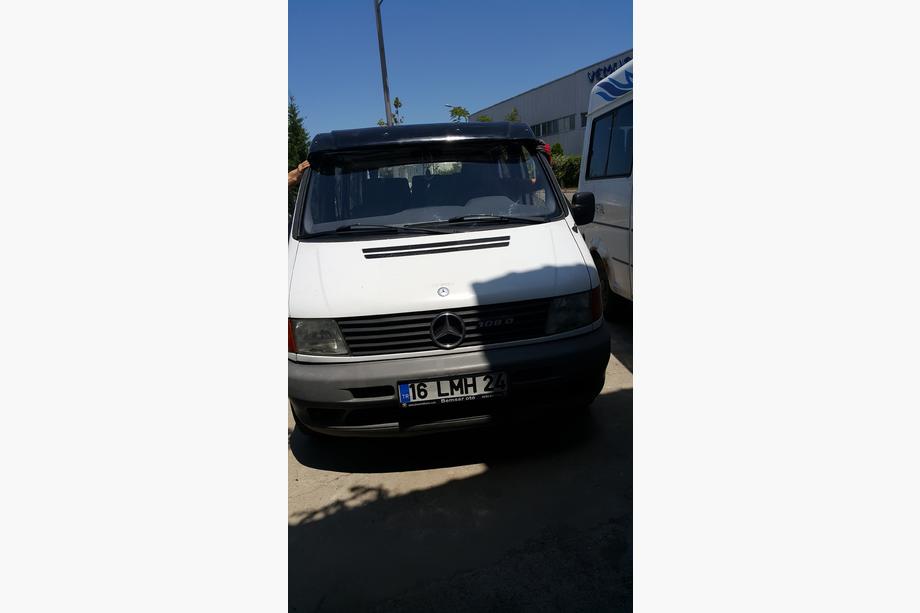 Mercedes Vito W638 1996–2003 Voorruitvizier (zwart hoogglans, 5 mm) Foto 8