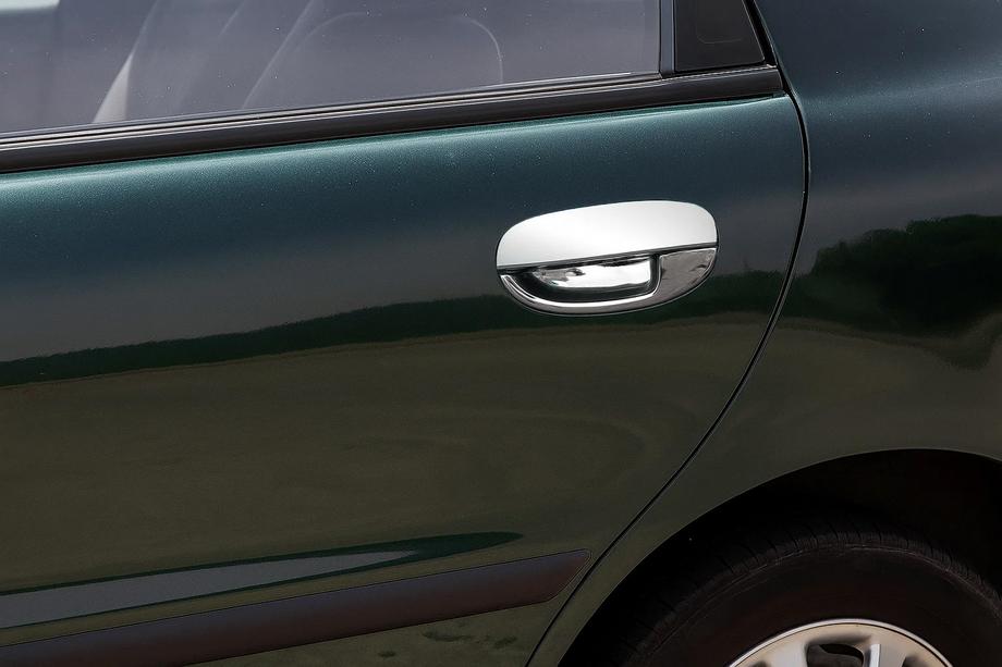 Daewoo Lanos 1998–2017 Chroom deurgreepcovers (8-delig) Gepolijst roestvrij staal Foto 3