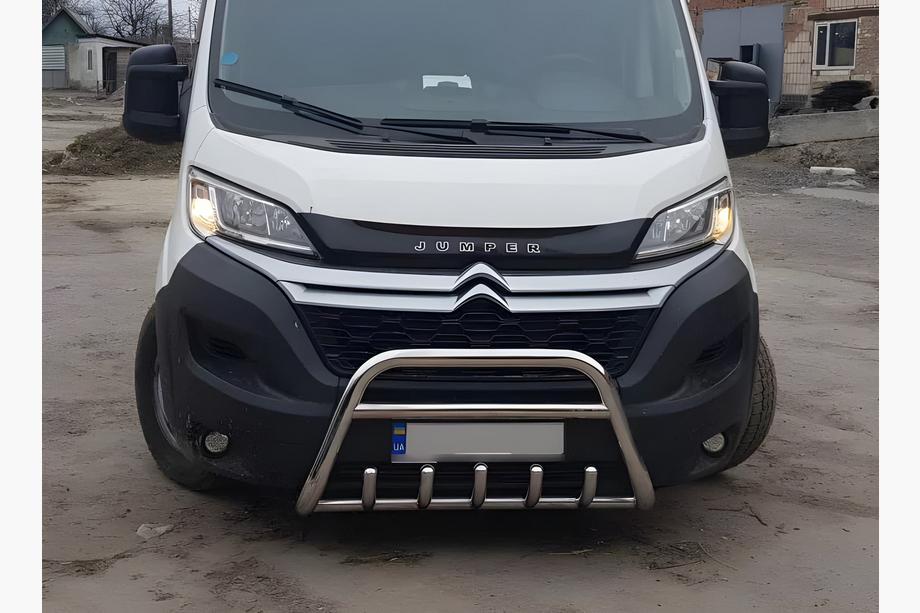 Fiat Ducato 2006–2025 Voorste bullbar WT003 (RVS) Image