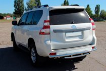 Toyota Land Cruiser Prado 150 2009–2023 RVS achterbeschermbeugel AK002-2v1 foto 2