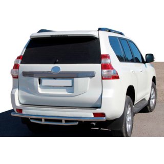 RVS achterbeschermbeugel AK002-2v1 Toyota Land Cruiser Prado 150 2009–2023 foto 1