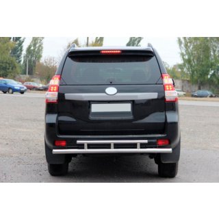 Achterbeschermbeugel AK002-2v2 (RVS) Toyota Land Cruiser Prado 150 2009–2023 foto 2