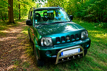 Suzuki Jimny 1998–2018 Bullbar QT006 (RVS) foto 1
