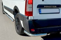 Nissan NV400 2010–2024 Achterhoeken AK003 (2 st., RVS) foto 7