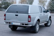Nissan NP300 1999–2015 Achterbeschermbeugel AK004 (RVS) foto 3