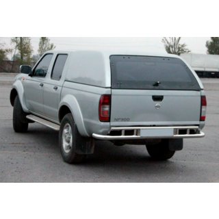 Achterbeschermbeugel AK004 (RVS) Nissan NP300 1999–2015 foto 1