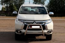 Mitsubishi Pajero Sport 2015– Bullbar WT022 (RVS) foto 2