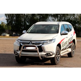 Bullbar WT022 (RVS) Mitsubishi Pajero Sport 2015– foto 3