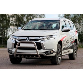 Bullbar WT008 (RVS) Mitsubishi Pajero Sport 2015– foto 4