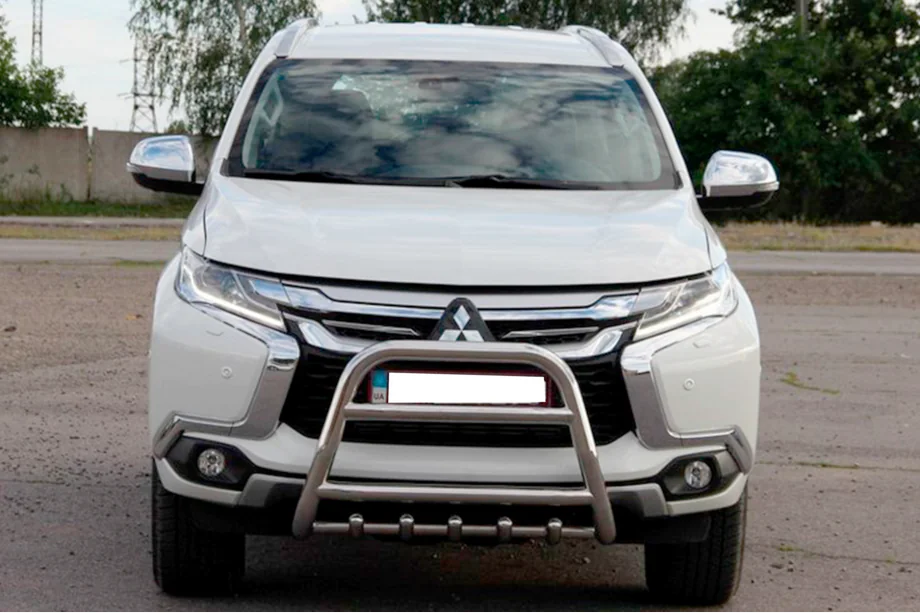 Mitsubishi Pajero Sport 2015– Bullbar WT008 (RVS) Image
