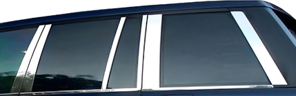 Range Rover III L322 2002–2012 Deurstijl sierlijsten set (14-delig, RVS) foto 3