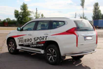 Mitsubishi Pajero Sport 2015– Achterbeschermbeugel AK005 (RVS) foto 5