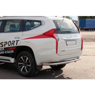 Achterbeschermbeugel AK005 (RVS) Mitsubishi Pajero Sport 2015– foto 1