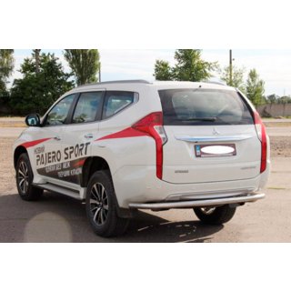 Achterbeschermbeugel AK005 (RVS) Mitsubishi Pajero Sport 2015– foto 3