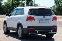 Kia Sorento II XM 2009–2014 Achterbeschermbeugel AK002-2 (RVS) foto 2