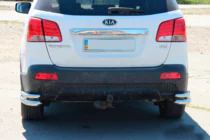Kia Sorento II XM 2009–2014 Achterste dubbele hoekstukken AK003-подвійний (RVS) foto 6