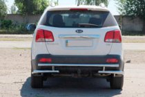 Kia Sorento II XM 2009–2014 Achterbeschermbeugel AK003-2 (RVS) foto 2
