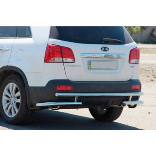 Achterbeschermbeugel AK003-2 (RVS) Kia Sorento II XM 2009–2014 foto 3
