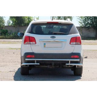 Achterbeschermbeugel AK003-2 (RVS) Kia Sorento II XM 2009–2014 foto 2