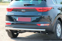 Kia Sportage 2015–2021 Achterbeschermbeugel AK002 (RVS) foto 5