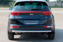 Kia Sportage 2015–2021 Achterbeschermbeugel AK002 (RVS) foto 1