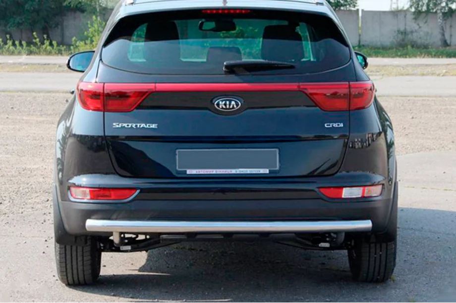 Kia Sportage 2015–2021 Achterbeschermbeugel AK002 (RVS) Image