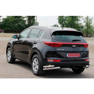 Dubbele achterhoekbescherming AK003-подвійний (RVS) Kia Sportage 2015–2021 foto 4
