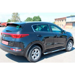 Sidebars BB002 (set van 2, RVS) Kia Sportage 2015–2021 foto 2
