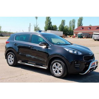 Sidebars BB002 (set van 2, RVS) Kia Sportage 2015–2021 foto 3