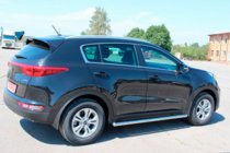 Kia Sportage 2015–2021 Sidebars BB001 (2 stuks, RVS) foto 3