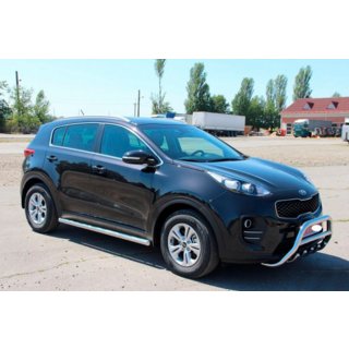 Sidebars BB001 (2 stuks, RVS) Kia Sportage 2015–2021 foto 4